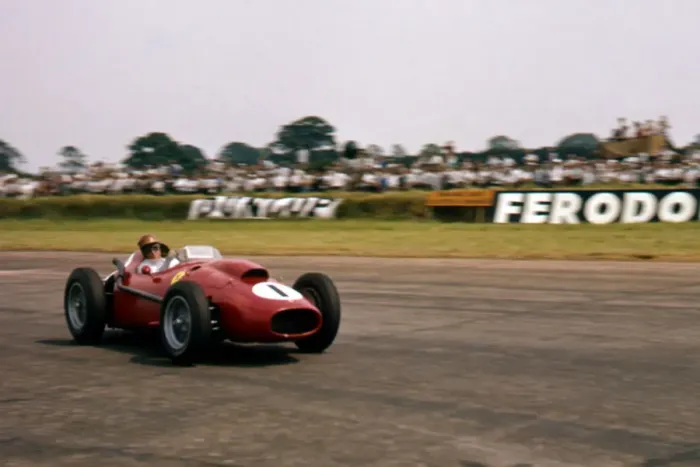 Framed Print : Ferrari, Peter Collins, 1958 British Grand Prix. Creator: Unknown Framed Print : Ferrari, Peter Collins, 1958 British Grand Prix. Creator: Unknown