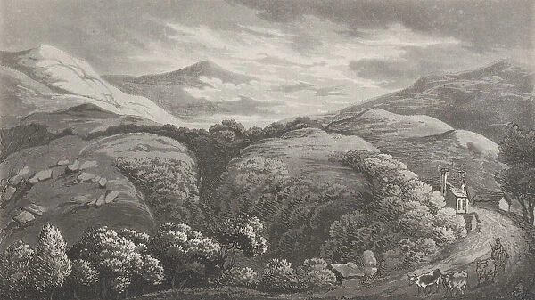 Festiniog, from 'Remarks on a Tour to North and South Wales, in the year 1797', September 1, 1799. Creator: John Hill
