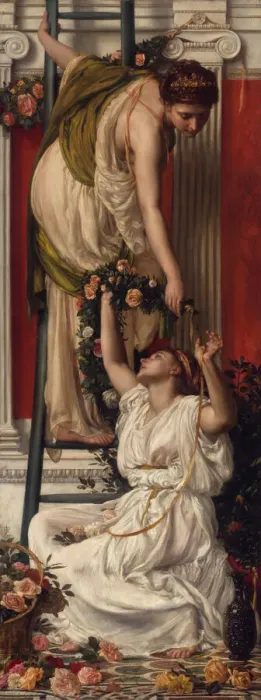 Framed Print : The Festival, 1875. Creator: Edward John Poynter Framed Print : The Festival, 1875. Creator: Edward John Poynter
