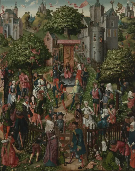 Framed Print : Festival of the Archers, 1493. Creator: Master of Frankfurt Framed Print : Festival of the Archers, 1493. Creator: Master of Frankfurt