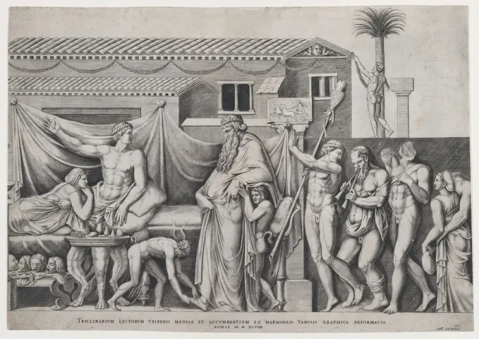 Framed Print : Festival of Dionysius, 1549. 1549. Creator: Anon Framed Print : Festival of Dionysius, 1549. 1549. Creator: Anon