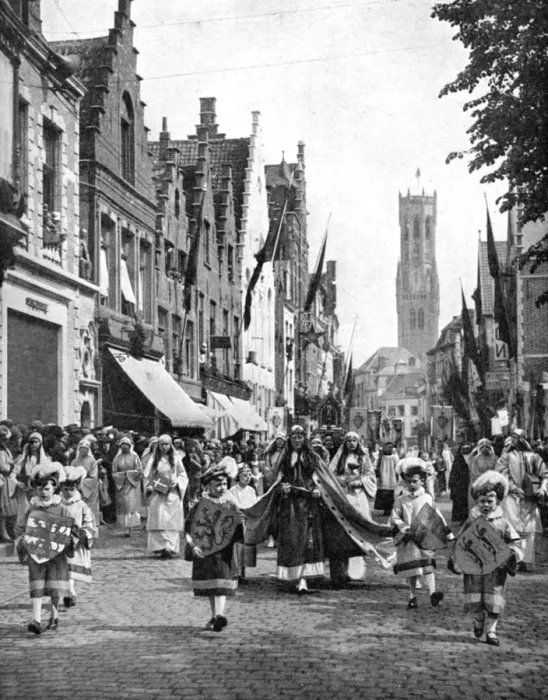 Framed Print : Festival of the Holy Blood of Christ, Bruges, Belgium, 1936. Artist: Charles E Brown Framed Print : Festival of the Holy Blood of Christ, Bruges, Belgium, 1936. Artist: Charles E Brown