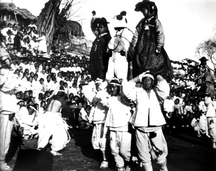 Framed Print : Festival in Korea, 1900 Framed Print : Festival in Korea, 1900