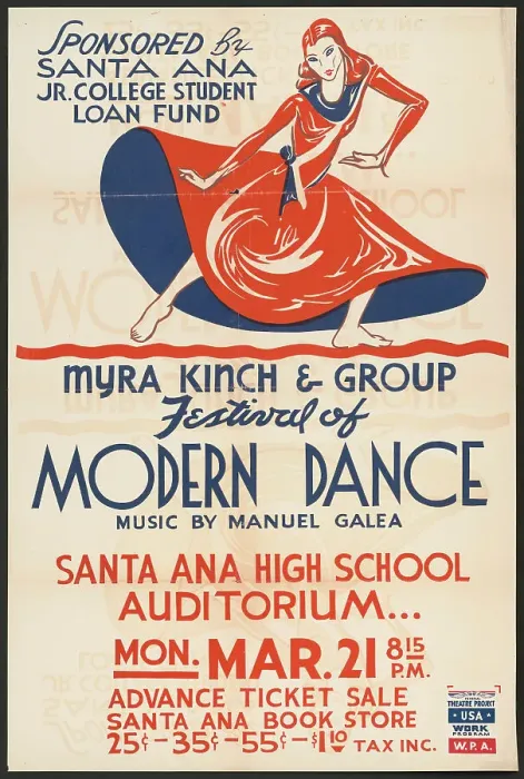 Framed Print : Festival of Modern Dance, [193-]. Creator: Unknown