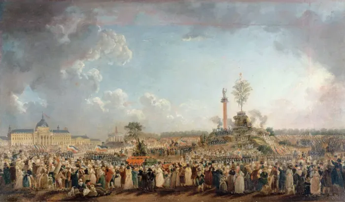 Framed Print : The Festival of the Supreme Being at the Field of Mars, 8 June 1794, 1794 Framed Print : The Festival of the Supreme Being at the Field of Mars, 8 June 1794, 1794