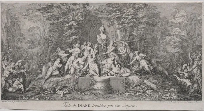 Framed Print : The Four Festivals. Creator: Claude Gillot (French, 1673-1722) Framed Print : The Four Festivals. Creator: Claude Gillot (French, 1673-1722)