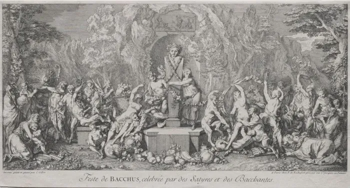 Framed Print : The Four Festivals: Festival of Bacchus. Creator: Claude Gillot (French, 1673-1722) Framed Print : The Four Festivals: Festival of Bacchus. Creator: Claude Gillot (French, 1673-1722)