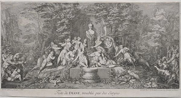 The Four Festivals: Festival of Diana. Creator: Claude Gillot (French, 1673-1722)