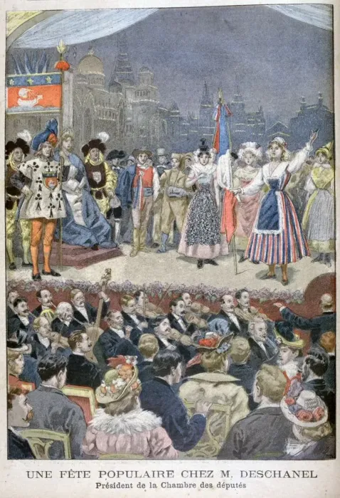 Framed Print : Festivity popular with Paul Deschanel, President of France, 1900. Artist: Oswaldo Tofani Framed Print : Festivity popular with Paul Deschanel, President of France, 1900. Artist: Oswaldo Tofani