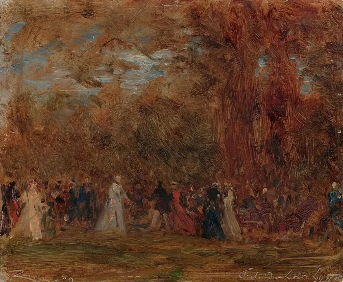 Framed Print : Fête à l'ambassade d'Angleterre à Paris, 1889. Creator: Felix Francois Georges Philibert Ziem Framed Print : Fête à l'ambassade d'Angleterre à Paris, 1889. Creator: Felix Francois Georges Philibert Ziem
