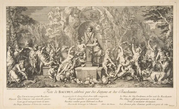 Framed Print : The Fete of Bacchus. n. d. Creator: Claude Gillot Framed Print : The Fete of Bacchus. n. d. Creator: Claude Gillot
