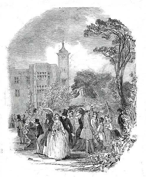 The Fete Champetre at Charlton House, sketched by G. Harrison, 1845. Creator: Unknown