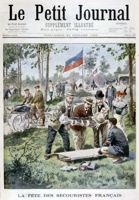 Framed Print : The fete for the First-Aid workers, 1901 Framed Print : The fete for the First-Aid workers, 1901
