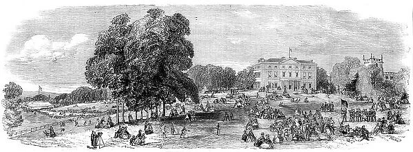 Fete at Norton Hall, the seat of C. Cammell, Esq. 1860. Creator: J. Sugman