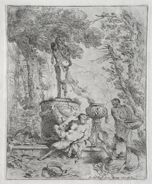 Framed Print : Fete of Pan, 1648. Creator: Giovanni Benedetto Castiglione (Italian, 1609-1664) Framed Print : Fete of Pan, 1648. Creator: Giovanni Benedetto Castiglione (Italian, 1609-1664)