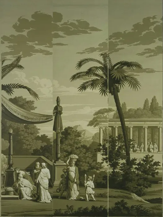 Framed Print : Fêtes de la Grèce et Jeux Olympiques. The Ancient Olympic Games (Detail), 1818. Creator: Dufour, Joseph (1744-1829) Framed Print : Fêtes de la Grèce et Jeux Olympiques. The Ancient Olympic Games (Detail), 1818. Creator: Dufour, Joseph (1744-1829)