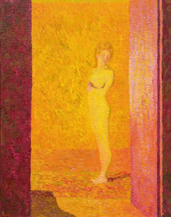 Framed Print : Fiammetta II, 1909. Creator: Giacometti, Giovanni (1868-1933) Framed Print : Fiammetta II, 1909. Creator: Giacometti, Giovanni (1868-1933)