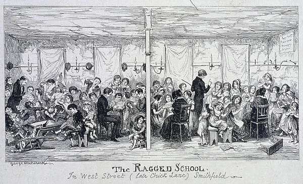 Field Lane Ragged School, London, c1850