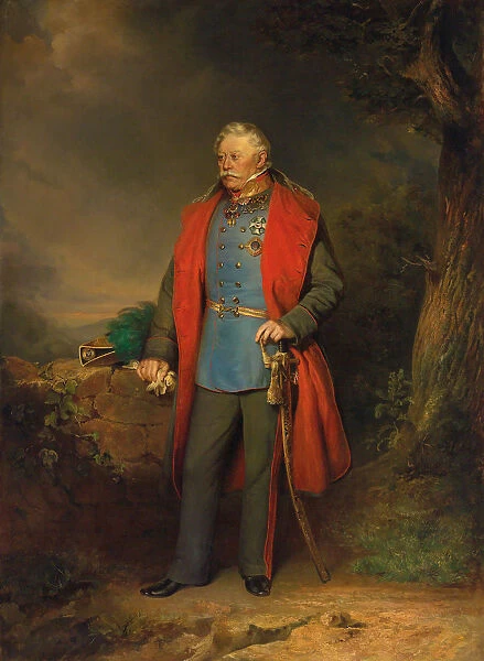 Field marshal Josef Graf Radetzky of Radetz (1766-1858), 1852. Creator: Decker, Georg (1818-1894)