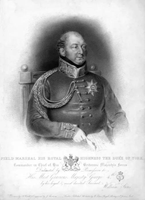 Framed Print : Field Marshal Prince Frederick, Duke of York and Albany (1763-1827), 19th century. Artist: J Thomson