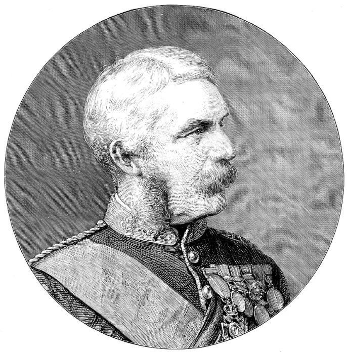 Framed Print : Field-Marshal Sir Frederick Paul Haines, G.C.B. 1890. Creator: Unknown Framed Print : Field-Marshal Sir Frederick Paul Haines, G.C.B. 1890. Creator: Unknown