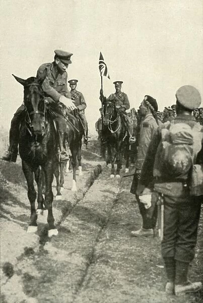 The Field-Marshal Thanking His Troops, (1919). Creator: Unknown