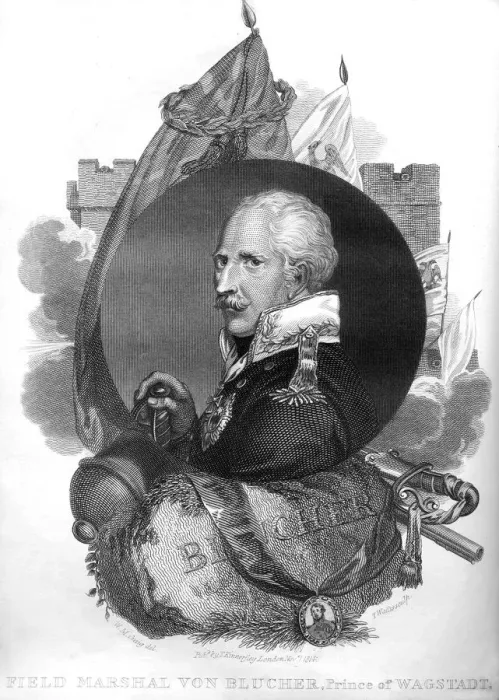 Framed Print : Field Marshal von Blucher, Prince of Wagstadt, 1816. Artist: T Wallis Framed Print : Field Marshal von Blucher, Prince of Wagstadt, 1816. Artist: T Wallis
