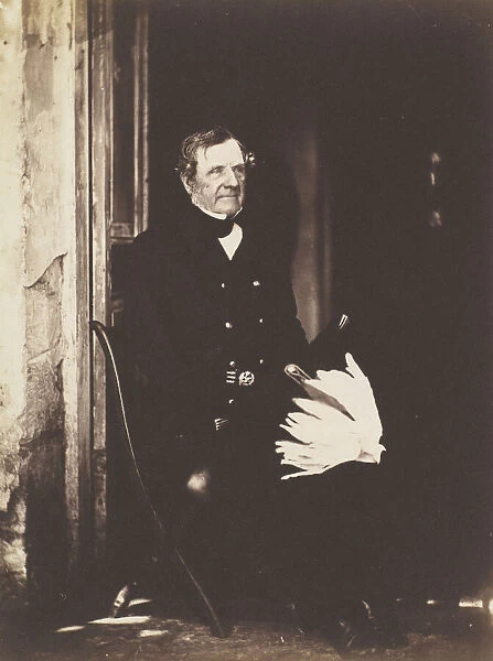 Field Marshall Lord Raglan, Crimea, 1855. Creator: Roger Fenton