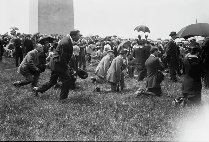 Framed Print : Field Mass, Wash. 1914. Creator: Bain News Service Framed Print : Field Mass, Wash. 1914. Creator: Bain News Service