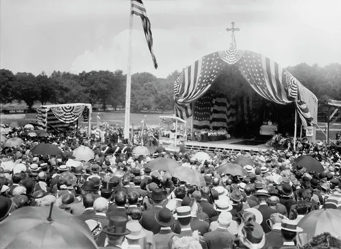 Framed Print : Field Mass, Wash. 5 / 17 / 14, 1914. Creator: Bain News Service Framed Print : Field Mass, Wash. 5 / 17 / 14, 1914. Creator: Bain News Service