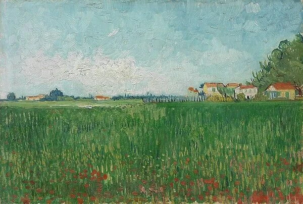 Field with Poppies, 1888. Creator: Gogh, Vincent, van (1853-1890)