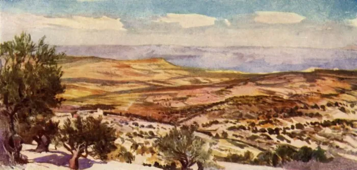 Framed Print : The Fields of Ruth and Boaz Near Bethlehem, 1902. Creator: John Fulleylove Framed Print : The Fields of Ruth and Boaz Near Bethlehem, 1902. Creator: John Fulleylove