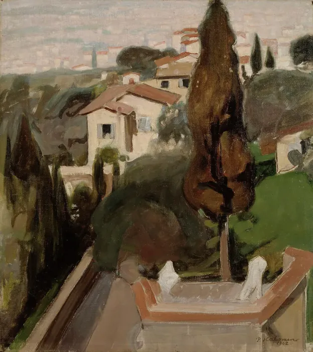 Framed Print : Fiesole (Florence), 1902. Creator: Pekka Halonen Framed Print : Fiesole (Florence), 1902. Creator: Pekka Halonen