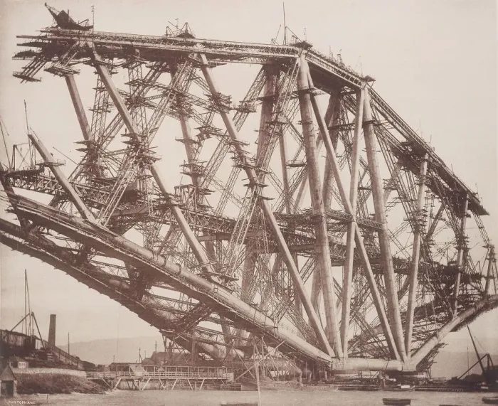 Framed Print : The Fife cantilever, c1880s Framed Print : The Fife cantilever, c1880s