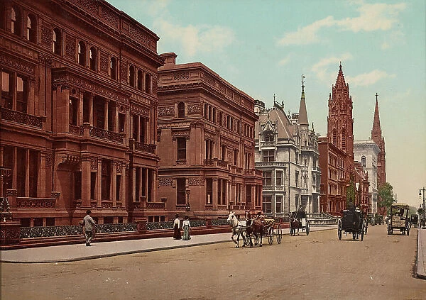 Fifth Avenue at Fifty-first Street, New York City, c1900. Creator: Unknown