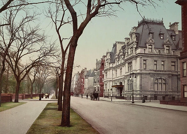 Fifth Avenue at Sixty-Fifth Street, New York City, c1901. Creator: Unknown