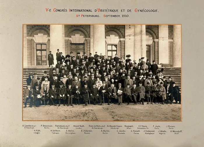Framed Print : Fifth International Congress of Gynaecology and Obstetrics, St Petersburg, 1910. Creator: Unknown Framed Print : Fifth International Congress of Gynaecology and Obstetrics, St Petersburg, 1910. Creator: Unknown