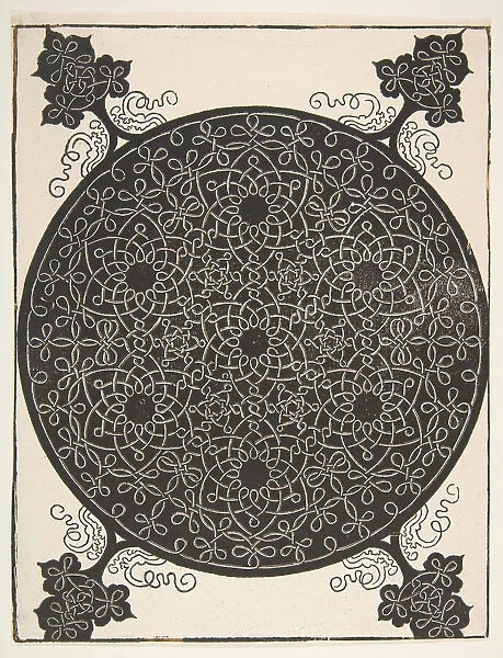 The Fifth Knot. Interlaced Roundel with Seven Six-pointed Stars, 1521 before