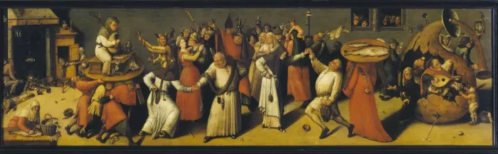 Framed Print : The Fight Between Carnival and Lent Framed Print : The Fight Between Carnival and Lent
