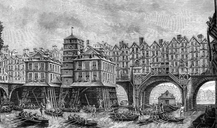 Framed Print : Fight and tournament of the boatmen, River Seine, Paris, 1751 (1882-1884). Artist: Cosson Framed Print : Fight and tournament of the boatmen, River Seine, Paris, 1751 (1882-1884). Artist: Cosson