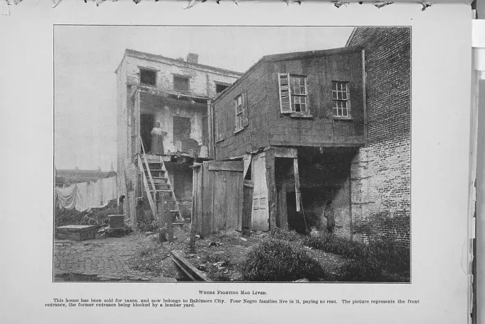 Framed Print : Where Fighting Mag lived, 1905. Creator: Unknown Framed Print : Where Fighting Mag lived, 1905. Creator: Unknown