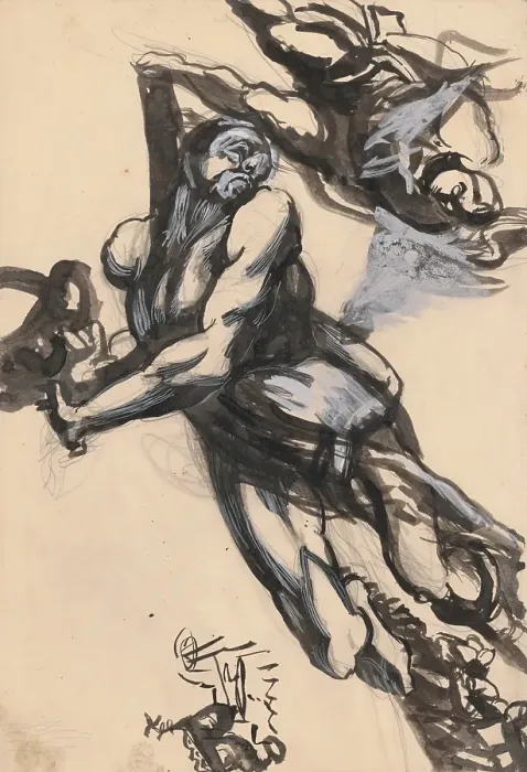 Framed Print : Figural composition, 1940 / 1944. Creator: Jan Novak Framed Print : Figural composition, 1940 / 1944. Creator: Jan Novak