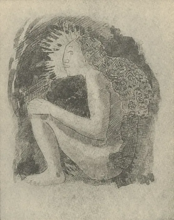 Framed Print : Figure, 1936. Artist: Paul Gauguin Framed Print : Figure, 1936. Artist: Paul Gauguin