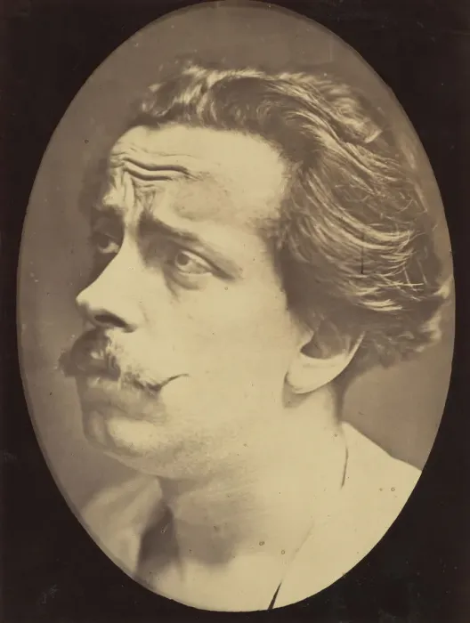 Framed Print : Figure 25: Not an expression of pain, 1854-56, printed 1862 Framed Print : Figure 25: Not an expression of pain, 1854-56, printed 1862