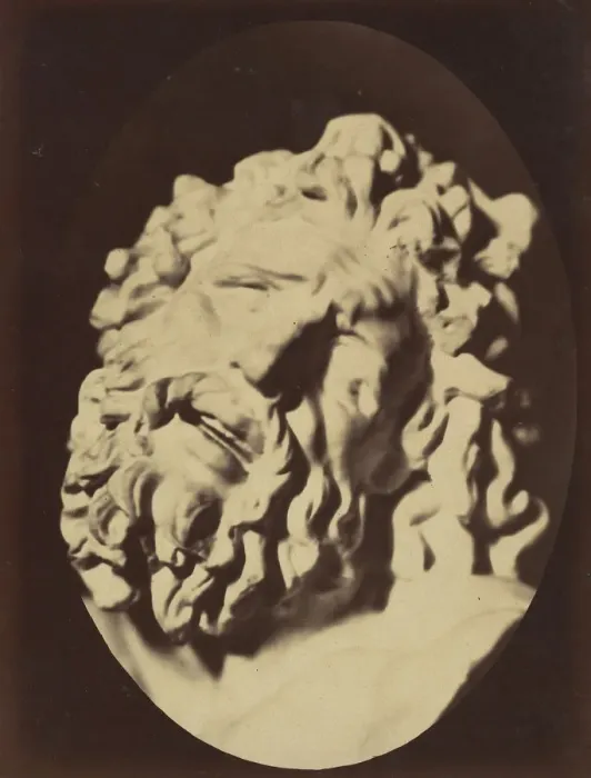 Framed Print : Figure 71: Same head as in Plate 70, 1854-56, printed 1862. Creators: Duchenne de Boulogne, Adrien Alban Tournachon Framed Print : Figure 71: Same head as in Plate 70, 1854-56, printed 1862. Creators: Duchenne de Boulogne, Adrien Alban Tournachon