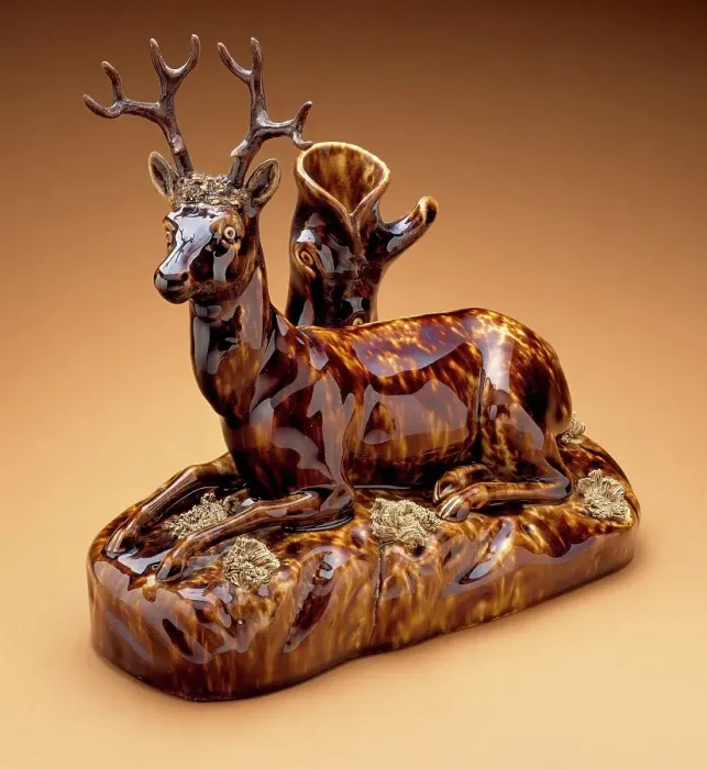 Framed Print : Figure of a Buck, c.1850. Creator: Lyman Fenton & Co. Figure of a Buck, c.1850. Creator: Lyman Fenton & Co Framed Print : Figure of a Buck, c.1850. Creator: Lyman Fenton & Co. Figure of a Buck, c.1850. Creator: Lyman Fenton & Co