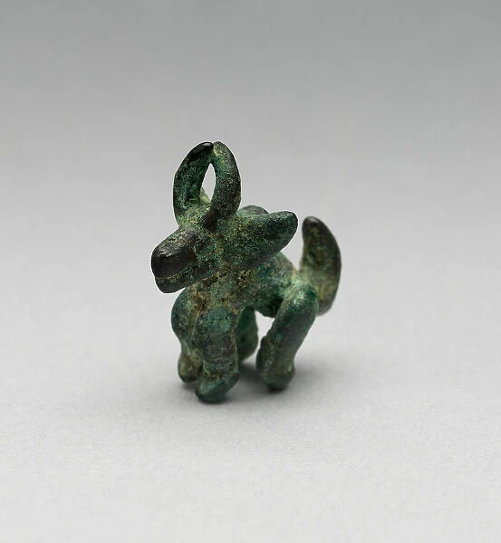 Figure of a Deer, Possibly Finial of a Pin, c. 1000  /  1470. Creator: Unknown