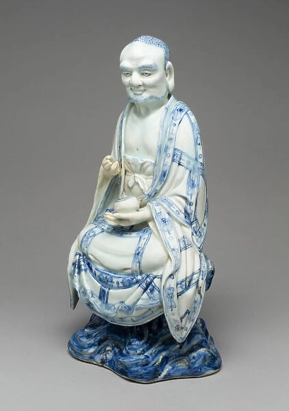 Figure of a Luohan, Ming dynasty (1368-1644) or Qing dynasty (1644-1911), c. 17th century