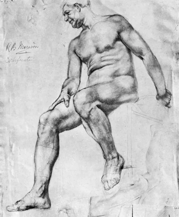Framed Print : Figure of a man, 1926. Artist: RB Morrison Framed Print : Figure of a man, 1926. Artist: RB Morrison