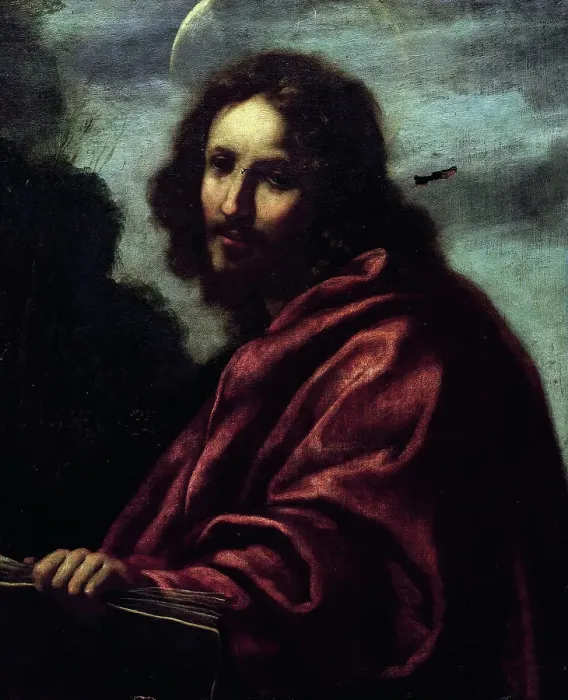 Framed Print : Figure of a Saint, 17th century. Creator: Unknown Framed Print : Figure of a Saint, 17th century. Creator: Unknown